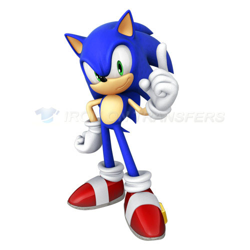 Sonic the Hedgehog Iron-on Stickers (Heat Transfers)NO.5291